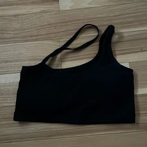 Shein black sports bra